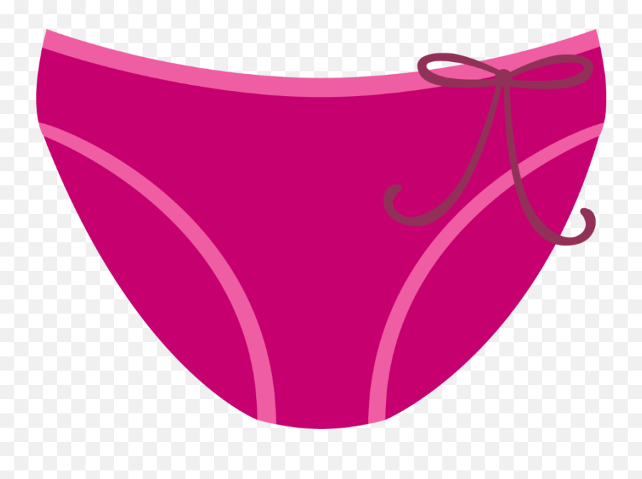 Underwear Clipart Pink Object Picture - Clip Art Cartoon Panties Emoji,Underwear Clipart