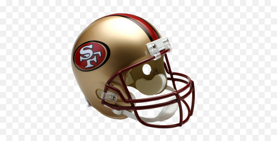 San Francisco 49ers Helmet Png Left - 49ers Helmet Logo Emoji,San Francisco 49ers Logo