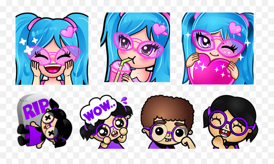 Twitch Emote Commissions - Twitch Custom Emote Emoji,Twitch Emotes Png
