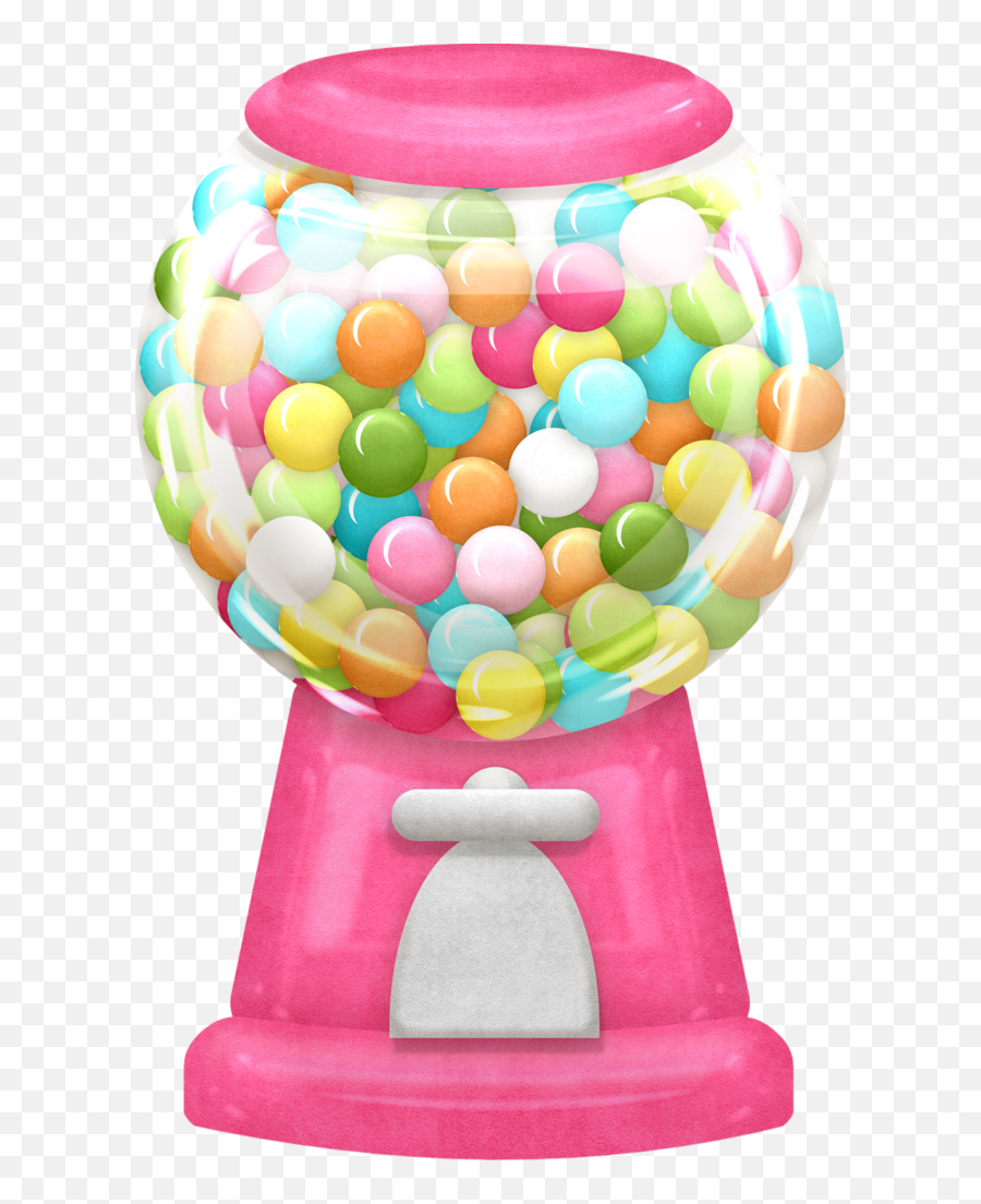 Bubble Gum Machine Candy Pictures - Vector Gumball Machine Png Emoji,Gumball Machine Clipart