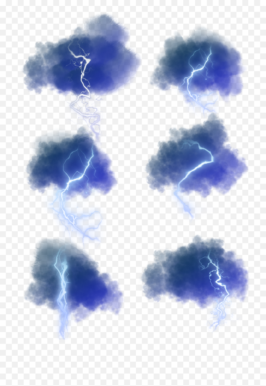 Blue Lightning Dark Glowing Png - Vertical Emoji,Blue Lightning Png
