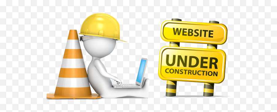 Download Hd Website Under Construction Png Graphic - Page Under Construction Banner Emoji,Construction Clipart