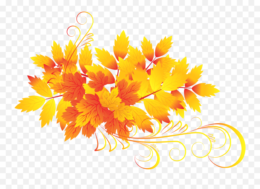Fall Leaves Png Transparent Png Image - Transparent Background Autumn Clipart Emoji,Fall Leaves Png