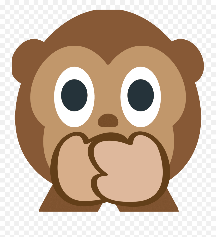 Speak - Noevil Monkey Emoji Clipart Free Download Happy,Speak Clipart