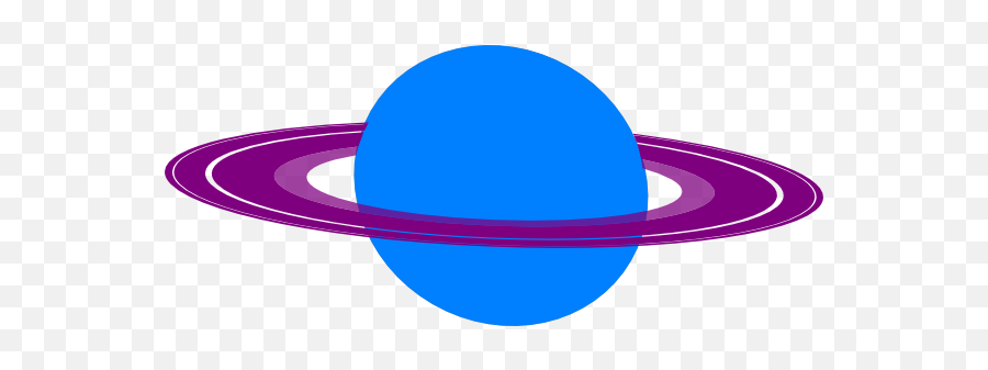 Saturn Planet Clipart Kid 2 - Purple And Blue Planet Clipart Emoji,Planet Clipart