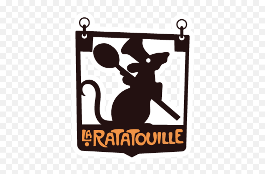 La Ratatouille Bistro - Ratatouille Silhouette Sign Emoji,Ratatouille Logo