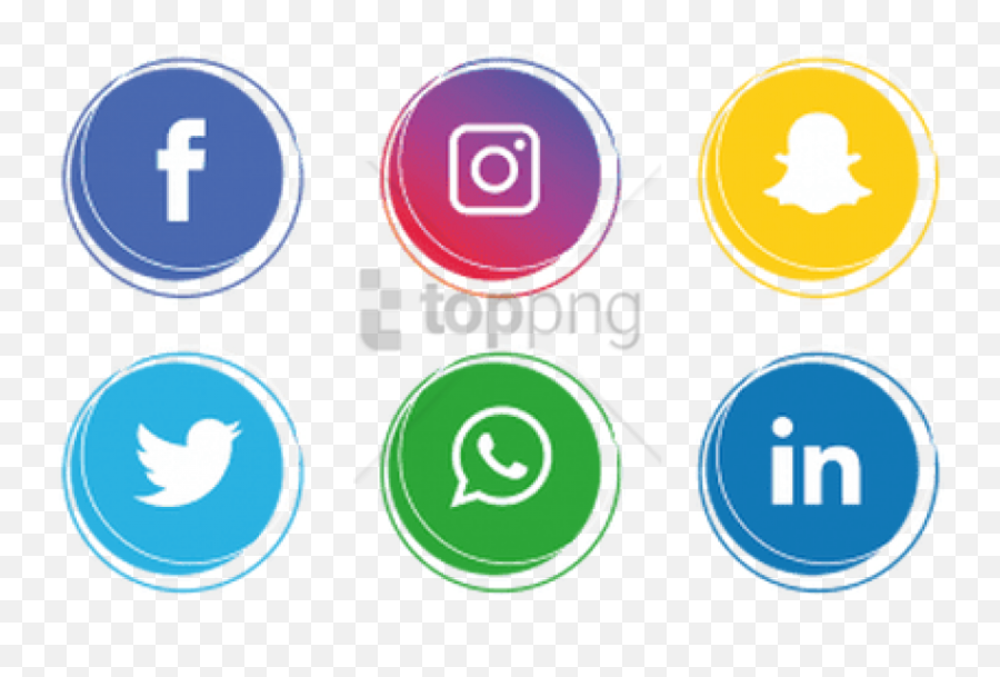 Free Png Social Media Icons Png Image - Transparent Background Social Media Pngs Emoji,Instagram Icons Png