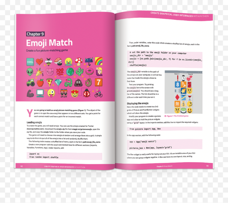 Create Graphical User Interfaces With Python U2014 The Magpi Emoji,Book Emoji Transparent
