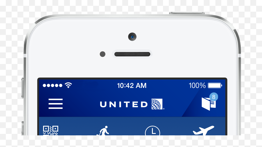 United Airlines Going More Interactive With Hi - Tech App Maps Emoji,United Airlines Png