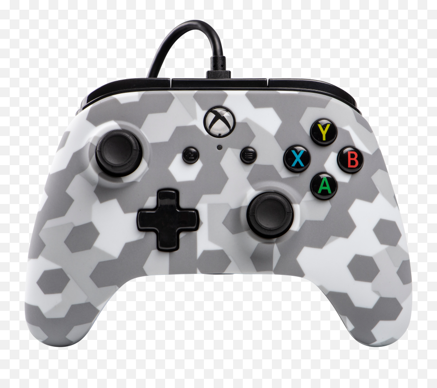 Powera Wired Controller For Xbox One - Arctic Frost Camo Emoji,Xbox One Controller Transparent Background