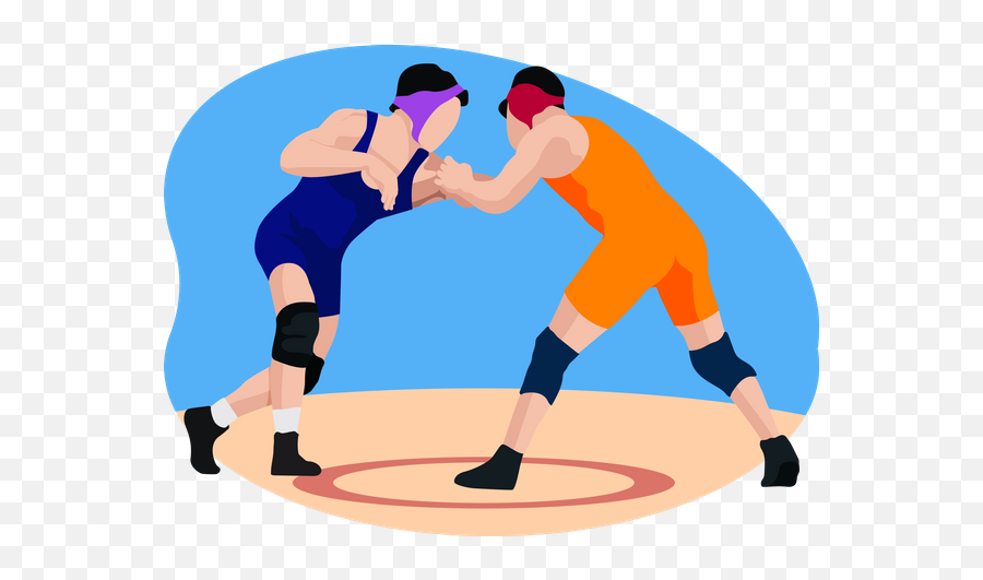 Sports Sport Illustrations Images U0026 Vectors - Royalty Free Emoji,Wrestling Clipart Black And White