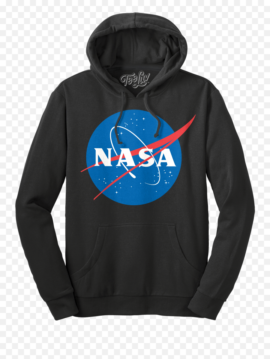 Nasa Logo Pullover Hooded Sweatshirt - Kennedy Space Center Emoji,Nasa Logo
