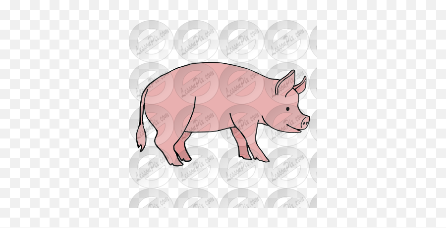 Pig Picture For Classroom Therapy Use - Great Pig Clipart Emoji,Piggy Clipart