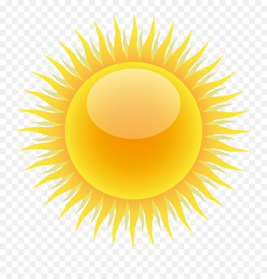 Sunny Clipart Sunny Weather Picture - Clip Art Sun Emoji,Sunny Clipart