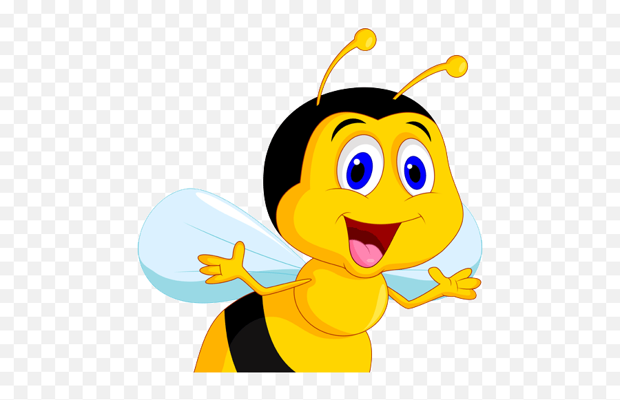 Bees Clipart Animated Bees Animated - Cartoon Bee Clipart Emoji,Bees Clipart