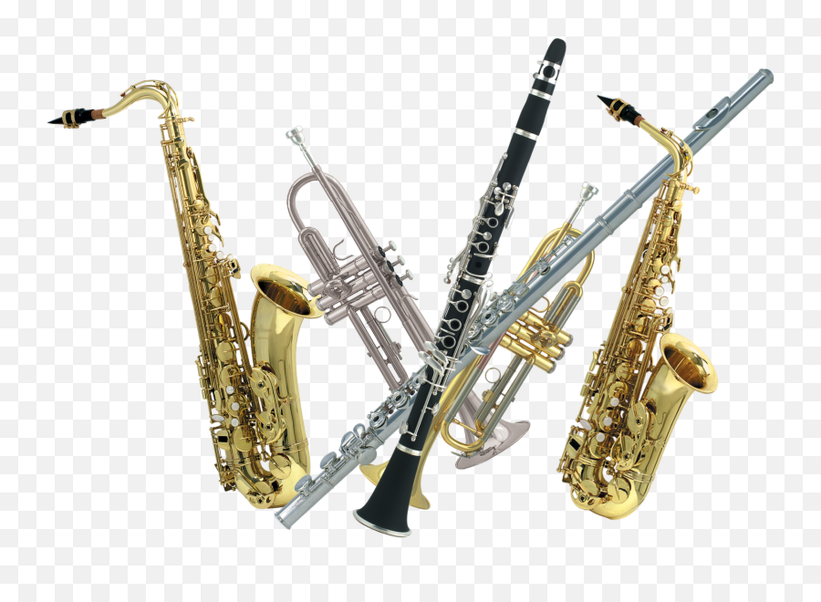 High School Band Clip Art Saxophone - Transparent Marching Band Instruments Emoji,Saxophone Clipart
