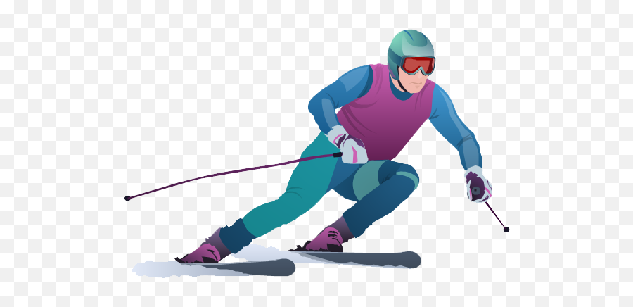 Clipart Girl Skiing Clipart Girl - Skiing Png Emoji,Ski Clipart