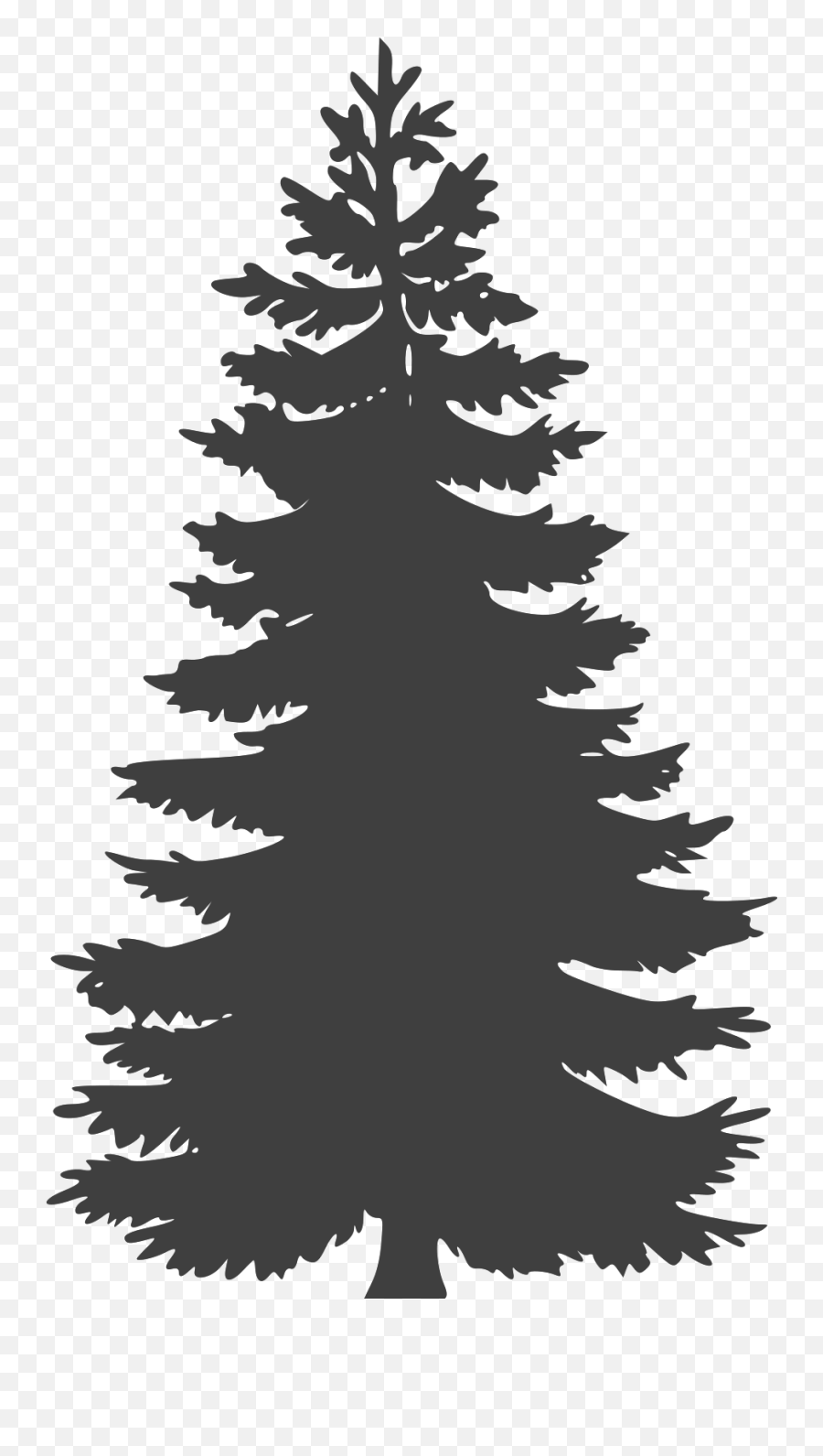 Black And White Clipart Free Svg File - Free Svg Christmas Tree Emoji,Christmas Black And White Clipart