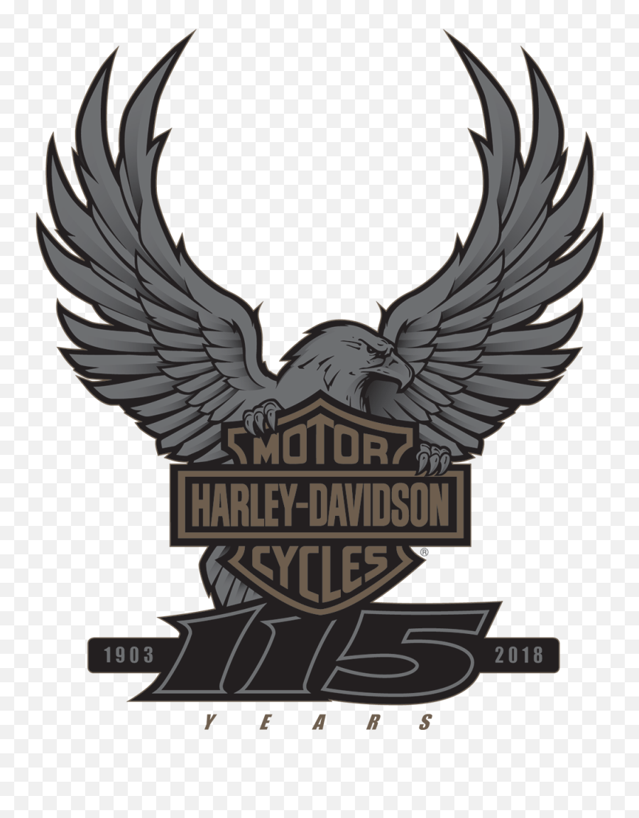 Limited Edition 115th Anniversary - Logo Harley Davidson 115 Emoji,Harley Davidson Logo Outline