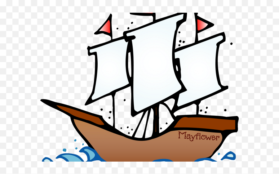 Sailing Ship Clip Art - Christopher Columbus Ship Clipart Cartoon Christopher Columbus Ships Emoji,Columbus Day Clipart