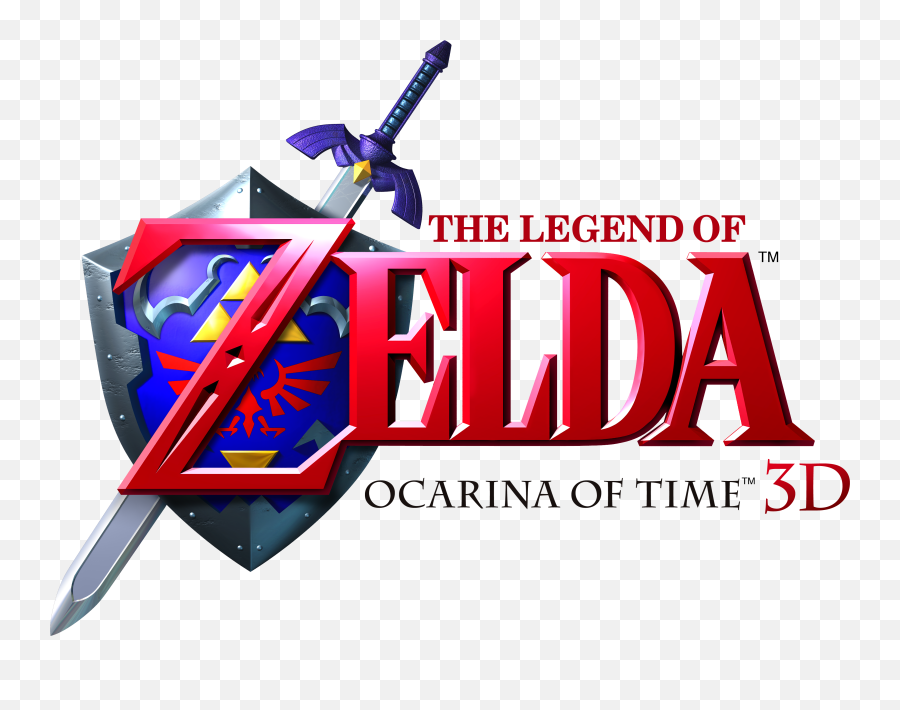 Ocarina Of Time Legend Of Zelda Legend - Zelda Ocarina Of Time 3d Logo Png Emoji,The Legend Of Zelda Logo