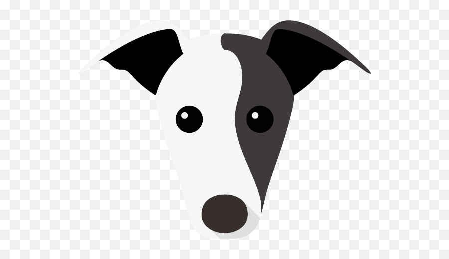 Tailor - Yappy Black Greyhound Emoji,Greyhound Logo