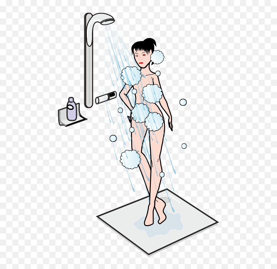 Openclipart - Clipping Culture Take A Shower Clipart Png Emoji,Showering Clipart