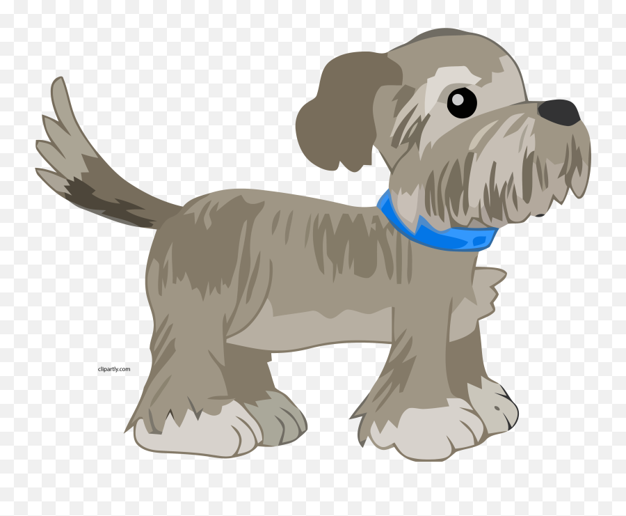 Gray Small Cute Dog Clipart Png - Clip Art Dry Dog Emoji,Cute Dog Clipart