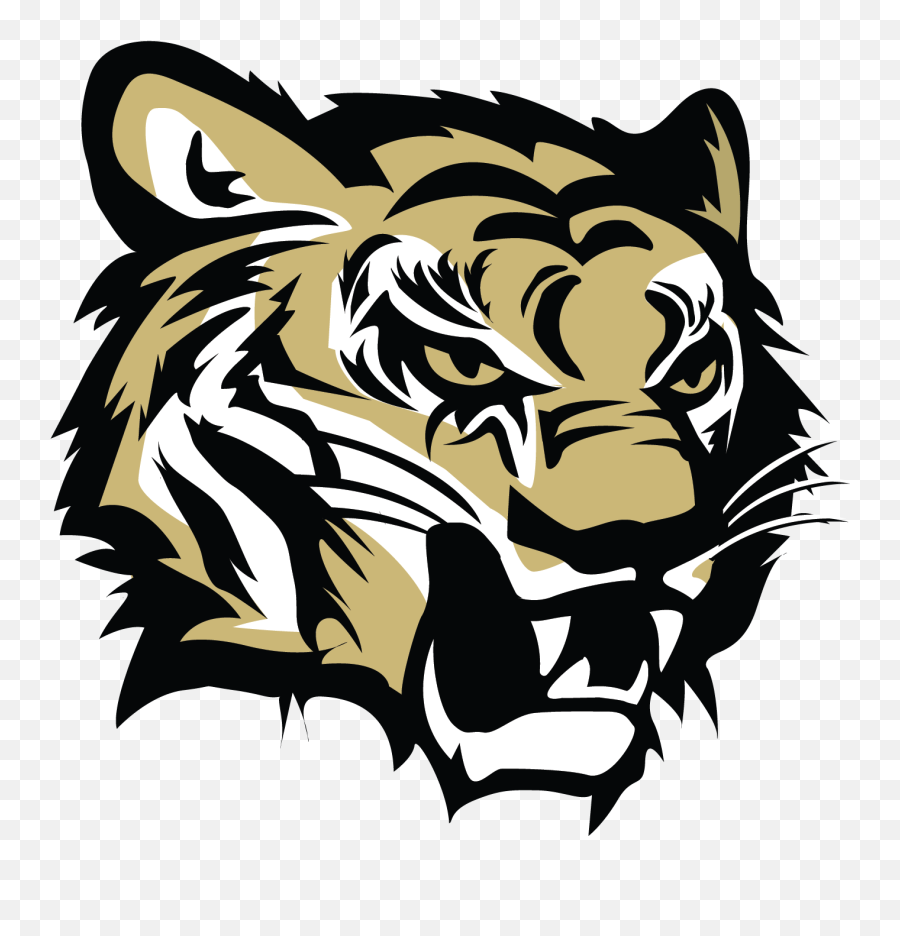 Northeast Mississippi Community College - Tiger White And Black Logos Emoji,Tiger Logo