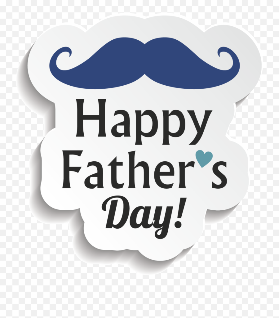 Happy Fathers Day Logo Png Clipart - Happy Fathers Day Transparent Emoji,Fathers Day Logo