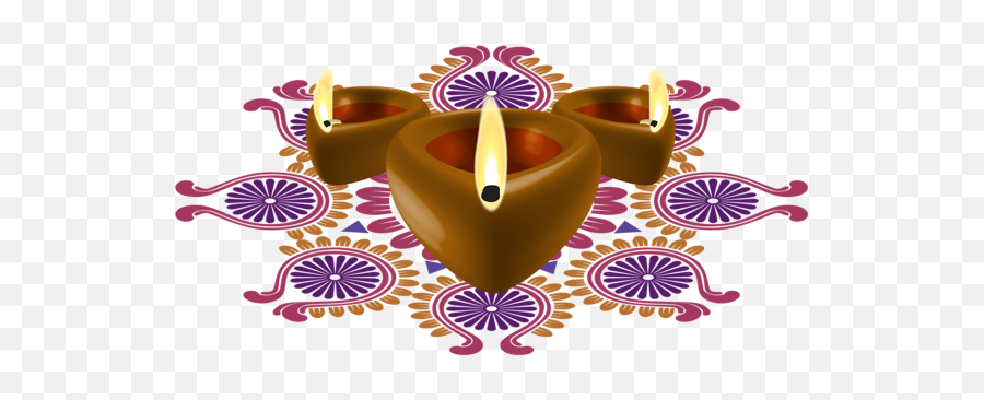 Decorated Diwali Diya Png Images Free Download - Diwali Lights Transparent Background Emoji,Decorative Png