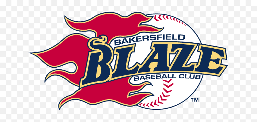 Bakersfield Blaze Primary Logo - Bakersfield Blaze Emoji,Blaze Logo