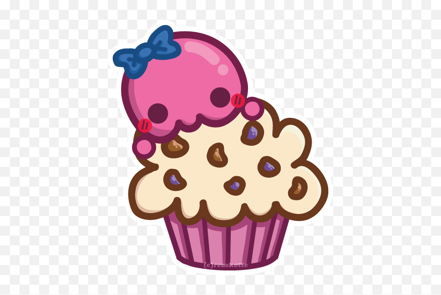 Animated Gif Kawaii - Cute Cupcakes Gif Emoji,Anime Gif Png