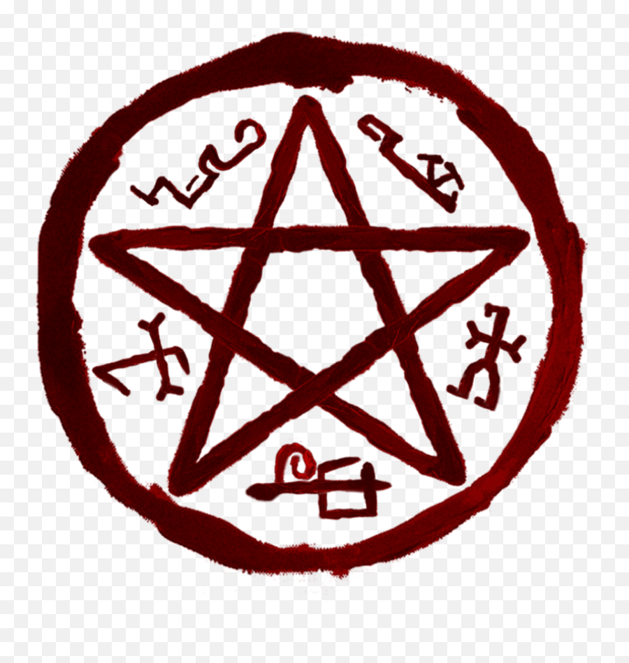 Supernatural Logo Png Clipart - Harm None Do What Thou Wilt Emoji,Supernatural Logo