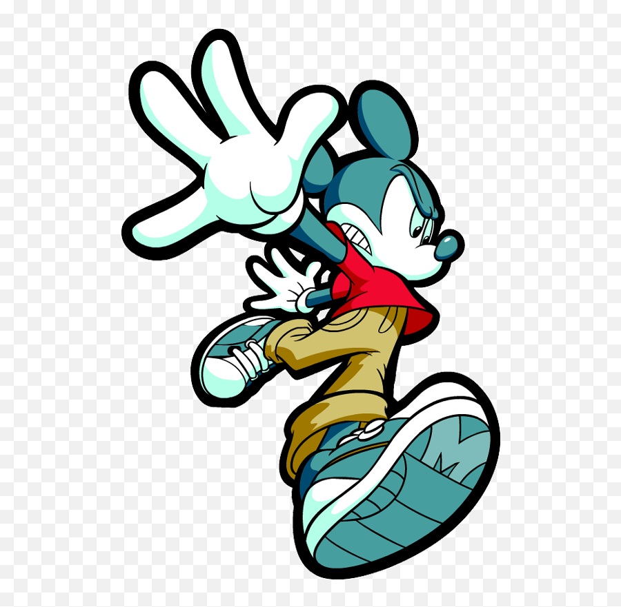 Angry Mickey Mouse In Contemporary Teen Clothing Free Image Emoji,Mickey Mouse Ears Transparent
