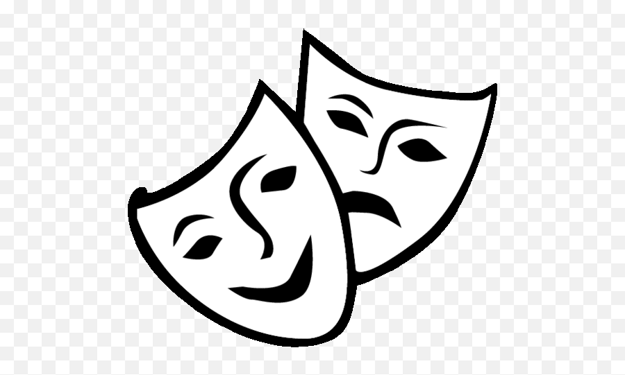 The Wayne County High School Drama Class Will Be Presenting - Draw A Drama Mask Emoji,Lake Clipart