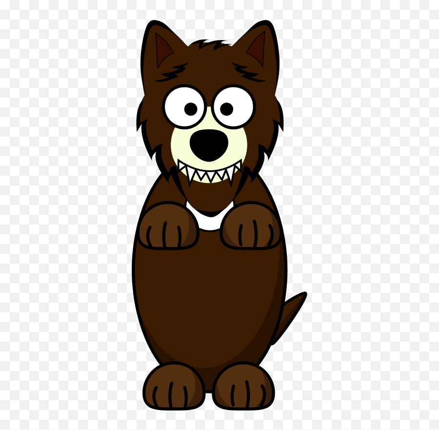 Free Clip Art Wicked Wolf By Chatard Emoji,Cute Werewolf Clipart