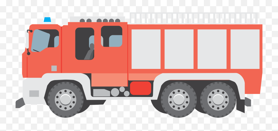 Fire Engine Clipart Free Download Transparent Png Creazilla - Commercial Vehicle Emoji,Fire Truck Clipart