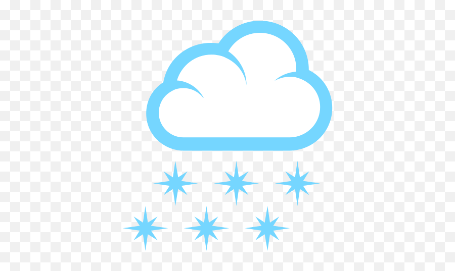 Emoji Style Cloud With Snow Big Picture In Hd And,Cloud Emoji Transparent