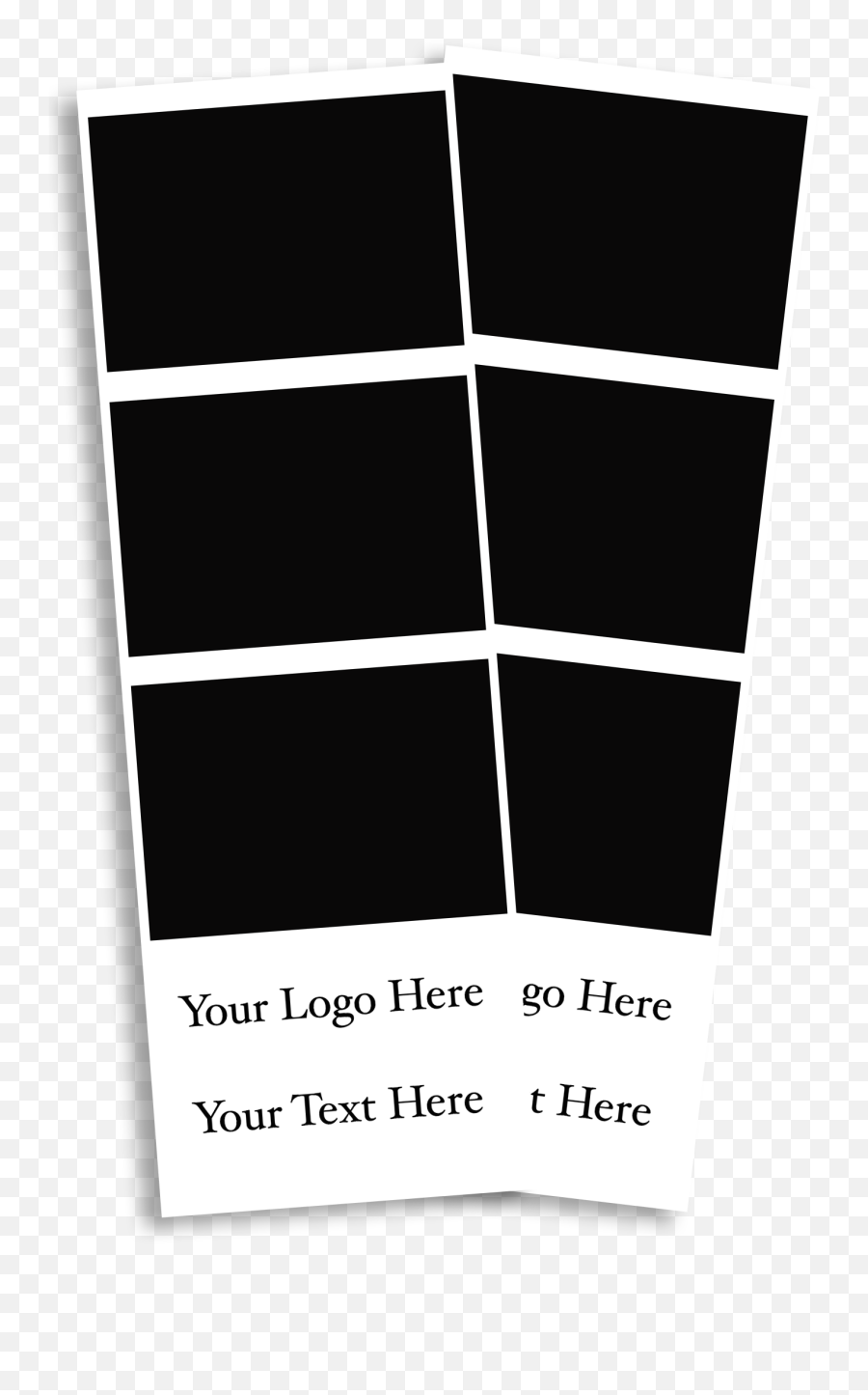 2x6 Template Designs - Current Photofox Photo Booth Emoji,Your Logo Here