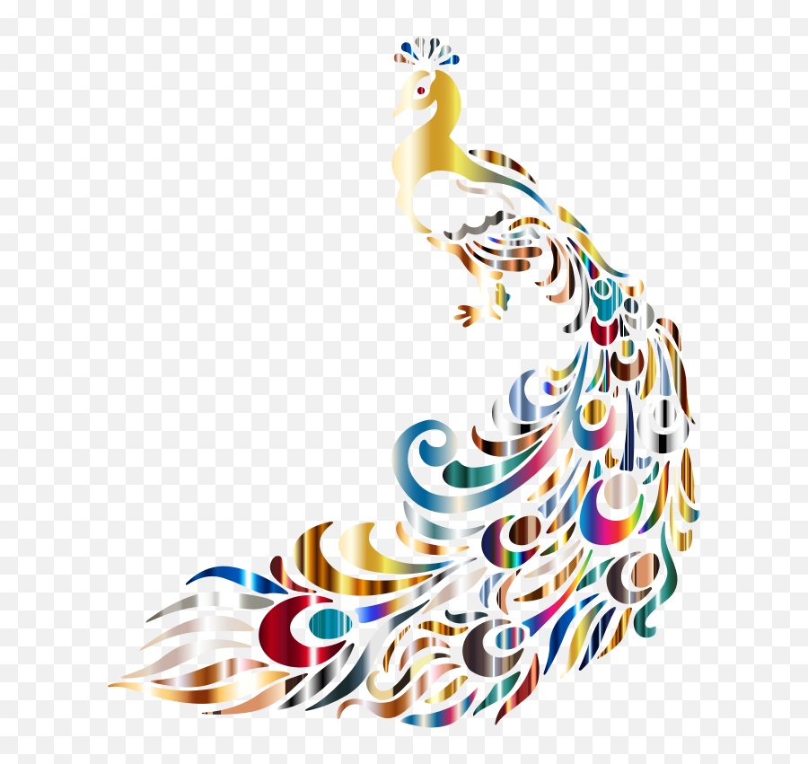 Peacock Clipart Illustration Peacock - Transparent Background Peacock Vector Png Emoji,Peacock Clipart