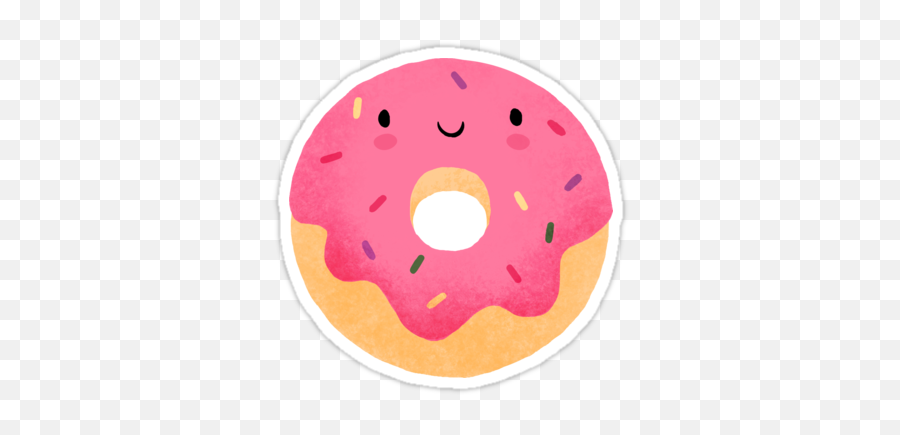Donut - Happy Donut Png Download Original Size Png Image Girly Emoji,Donut Png