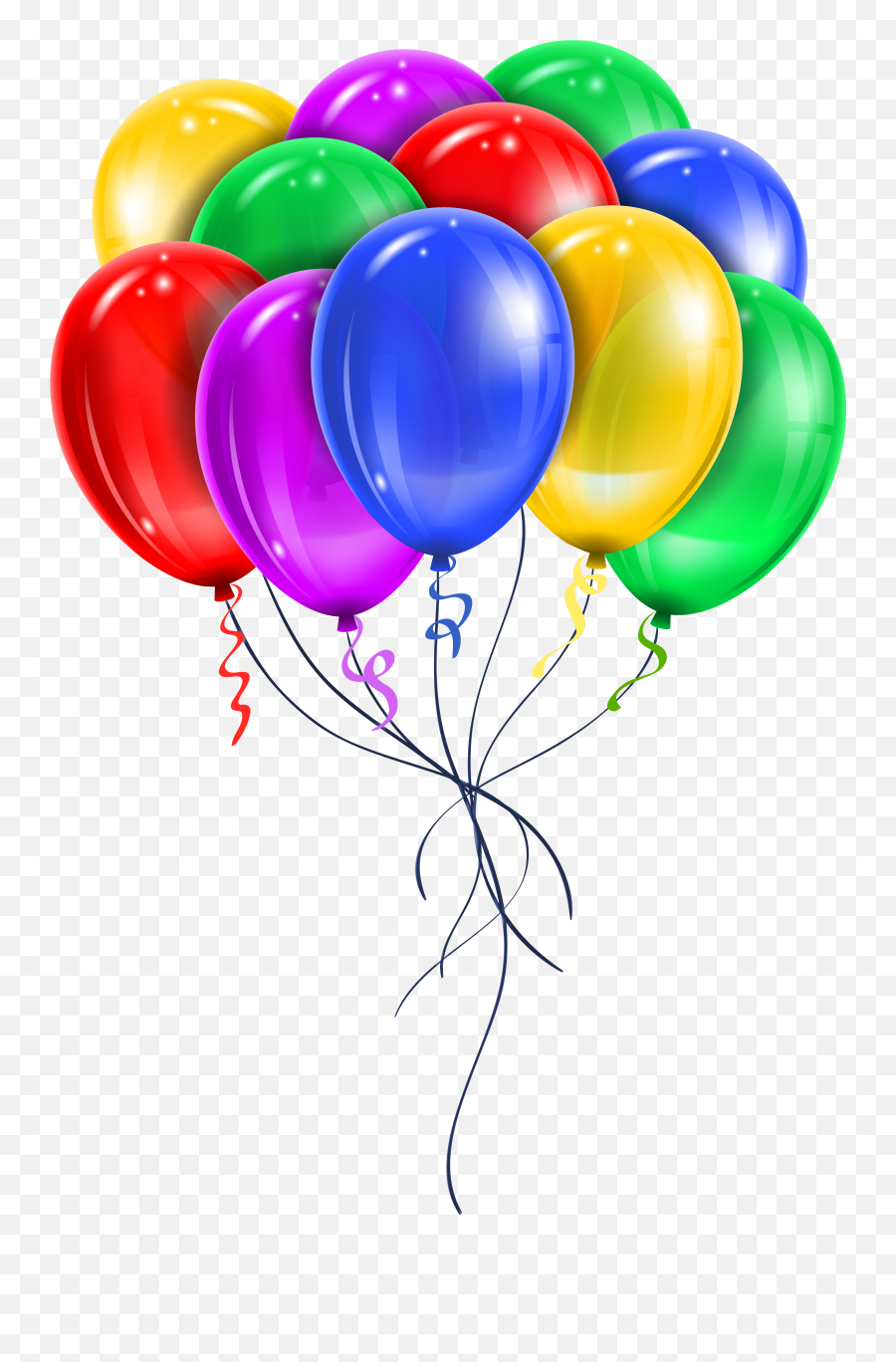 Balloons Clipart Png Transparent Png - Full Size Clipart Transparent Background Balloons Clipart Png Emoji,Balloons Clipart