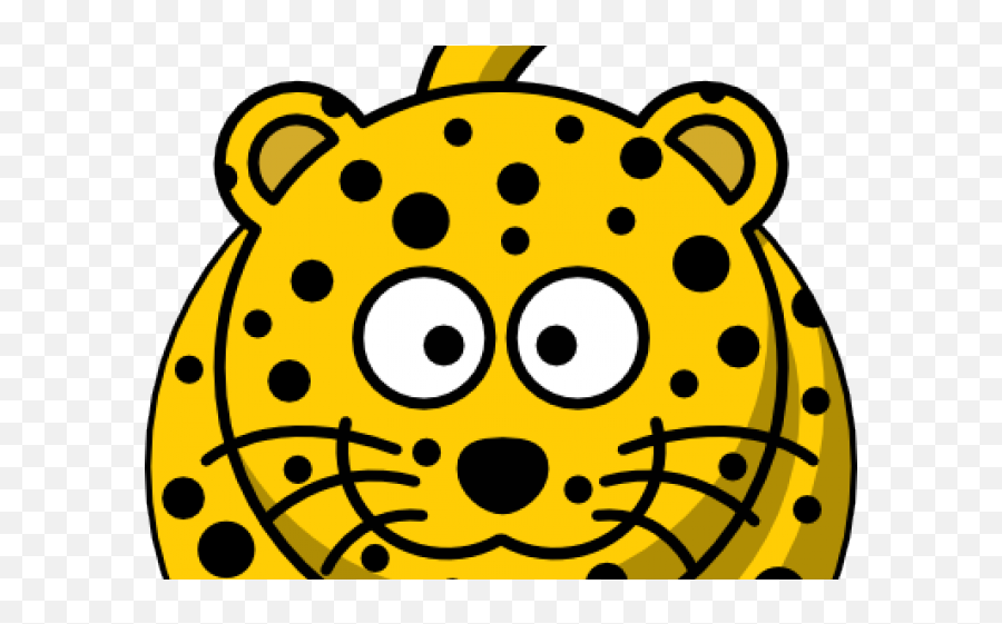 Download Leopard Clipart Easy - Yayoi Kusama Emoji,Leopard Clipart