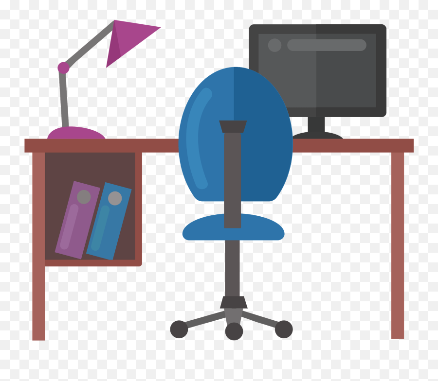 Office Desk Clipart Free Download Transparent Png Creazilla - Office Chair Emoji,Desk Clipart