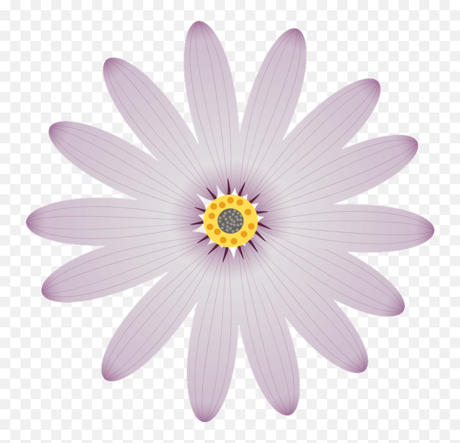 Purple Flower Clipart Free Download Transparent Png - Flower That Has 13 Petal Emoji,Purple Flower Clipart