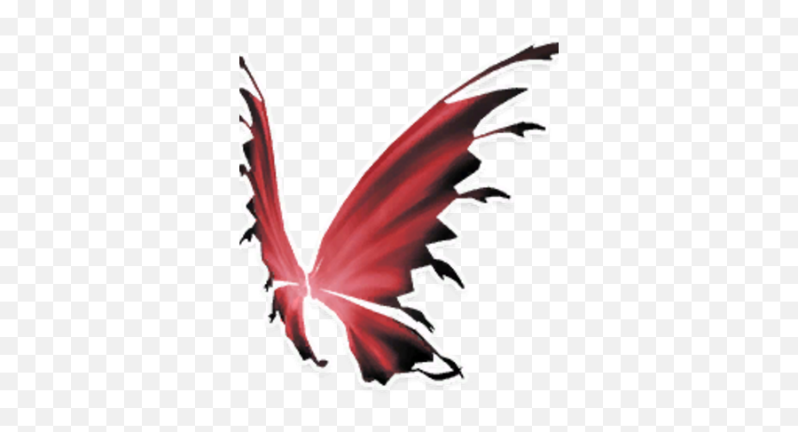 Black Red Fairy Wings - Blue Wing Fairy Png Emoji,Black Wings Png