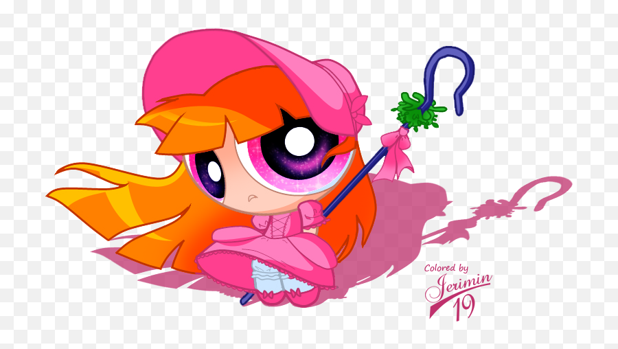 Blossom Bo Peep Cosplay Colored By Jerimin - Powerpuff Jerimin19 Powerpuff Girls Emoji,Peep Clipart