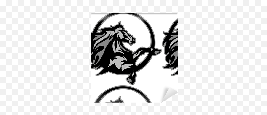 Mustang Stallion Graphic Mascot Image - Dierks High School Arkansas Emoji,Mustang Logo Wallpapers