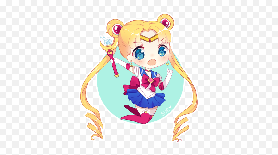 I Am Sailor Moon By Sueweetie Emoji,Sailor Moon Transparent